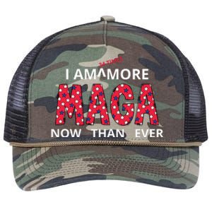 I Am 34 Times More Maga Now Than Ever Apparel Retro Rope Trucker Hat Cap