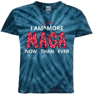 I Am 34 Times More Maga Now Than Ever Apparel Kids Tie-Dye T-Shirt