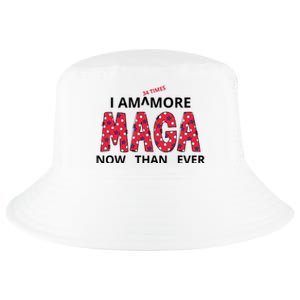 I Am 34 Times More Maga Now Than Ever Apparel Cool Comfort Performance Bucket Hat