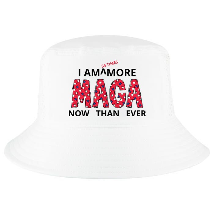 I Am 34 Times More Maga Now Than Ever Apparel Cool Comfort Performance Bucket Hat