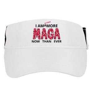 I Am 34 Times More Maga Now Than Ever Apparel Adult Drive Performance Visor