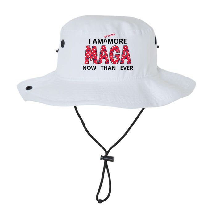 I Am 34 Times More Maga Now Than Ever Apparel Legacy Cool Fit Booney Bucket Hat