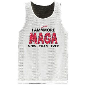 I Am 34 Times More Maga Now Than Ever Apparel Mesh Reversible Basketball Jersey Tank