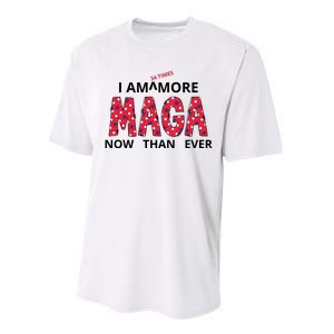 I Am 34 Times More Maga Now Than Ever Apparel Performance Sprint T-Shirt