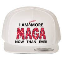 I Am 34 Times More Maga Now Than Ever Apparel Wool Snapback Cap