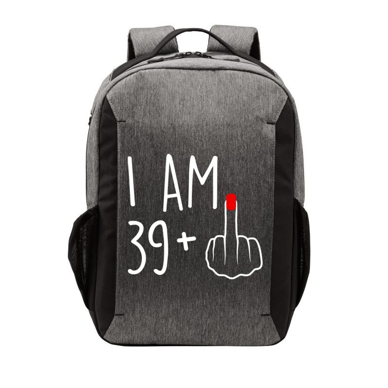 I Am 39 Plus 1 Middle Finger For A 40th Birthday For Women Vector Backpack