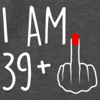 I Am 39 Plus 1 Middle Finger For A 40th Birthday For Women Vector Backpack