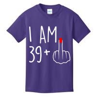 I Am 39 Plus 1 Middle Finger For A 40th Birthday For Women Kids T-Shirt