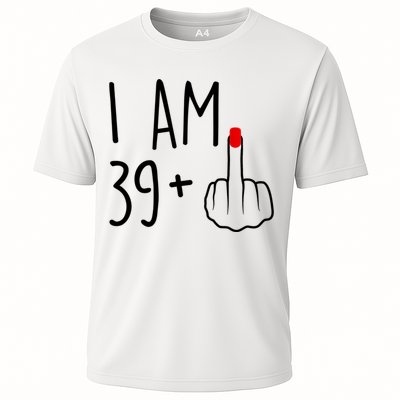 I Am 39 Plus 1 Middle Finger For A 40th Birthday For Women Performance Shirt