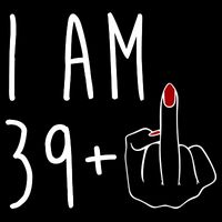 I Am 39 Plus Middle Finger Funny 40th Birthday City Backpack