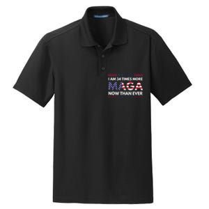 I Am 34 Times More Maga Now Than Ever Trump Supporters Dry Zone Grid Polo