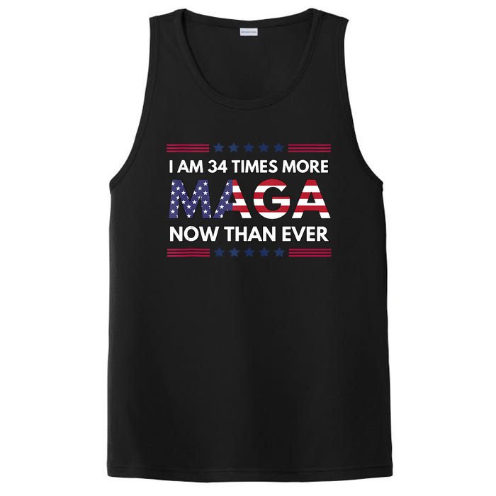 I Am 34 Times More Maga Now Than Ever Trump Supporters PosiCharge Competitor Tank