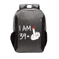 I Am 39 Plus 1 Middle Finger 40th Birthday Wo Mothers Day Vector Backpack