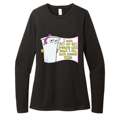 I Am 30 Or 40 Years Old And I Do Not Need This Funny Womens CVC Long Sleeve Shirt