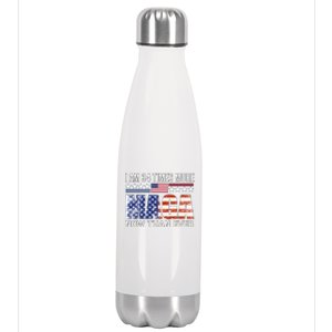 I Am 34 Times More Maga Now Than Ever Stainless Steel Insulated Water Bottle