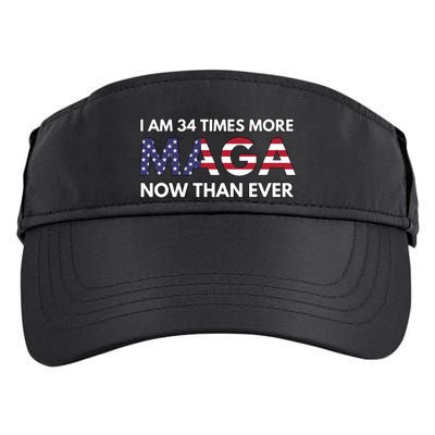 I Am 34 Times More Maga Now Than Ever Adult Drive Performance Visor