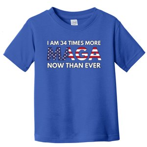 I Am 34 Times More Maga Now Than Ever Toddler T-Shirt