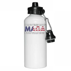 I Am 34 Times More Maga Now Than Ever Aluminum Water Bottle