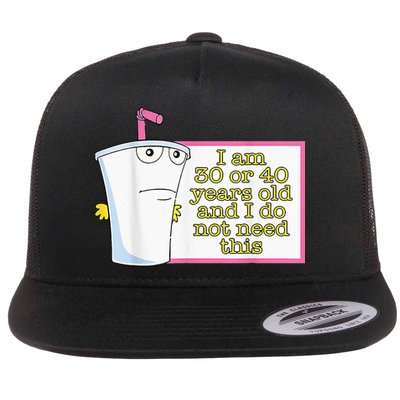 I Am 30 Or 40 Years Old And I Do Not Need This Flat Bill Trucker Hat