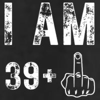 I Am 39 Plus Middle Finger 40th Birthday Gift 11oz C Handle Ceramic Mug