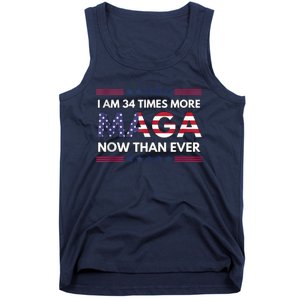 I Am 34 Times More Maga Now Than Ever | Trump Supporters Tank Top