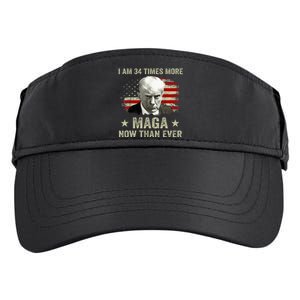 I Am 34 Times More Maga Now Than Ever Trump Supporters Adult Drive Performance Visor