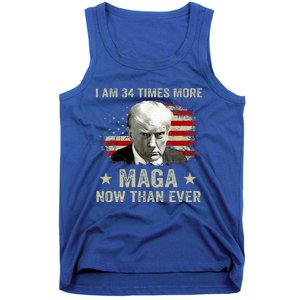 I Am 34 Times More Maga Now Than Ever Trump Supporters Tank Top