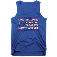 I Am 34 Times More Maga Now Than Ever Trump Supporters Tank Top