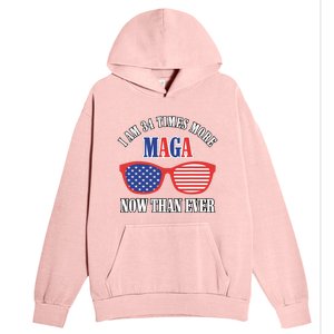 I Am 34 Times More Maga Now Than Ever Trump Supporters Urban Pullover Hoodie