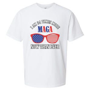 I Am 34 Times More Maga Now Than Ever Trump Supporters Sueded Cloud Jersey T-Shirt