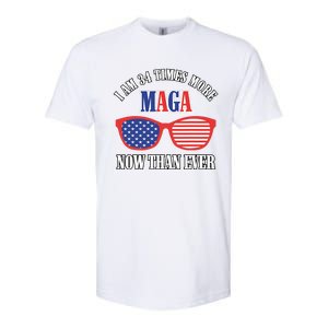 I Am 34 Times More Maga Now Than Ever Trump Supporters Softstyle CVC T-Shirt