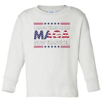 I Am 34 Times More Maga Now Than Ever Trump Supporters Toddler Long Sleeve Shirt