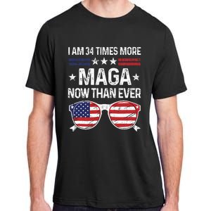 I Am 34 Times More Maga Now Than Ever Adult ChromaSoft Performance T-Shirt