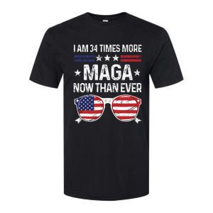 I Am 34 Times More Maga Now Than Ever Softstyle CVC T-Shirt