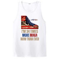 I Am 34 Times More Maga Now Than Ever 1776 Felon Trump PosiCharge Competitor Tank