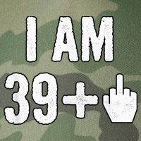 I Am 39 Plus 1 Middle Finger Legacy Tie Dye Trucker Hat