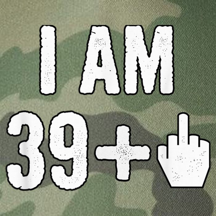 I Am 39 Plus 1 Middle Finger Legacy Tie Dye Trucker Hat