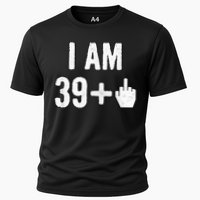 I Am 39 Plus 1 Middle Finger Cooling Performance Crew T-Shirt