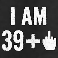 I Am 39 Plus 1 Middle Finger 15oz Campfire Ceramic Mug