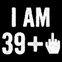 I Am 39 Plus 1 Middle Finger Cooling Performance Long Sleeve Crew