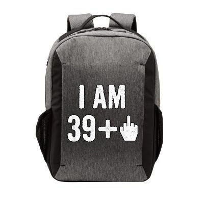 I Am 39 Plus 1 Middle Finger Vector Backpack