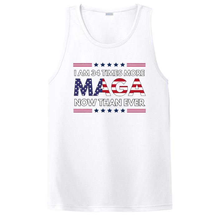 I Am 34 Times More Maga Now Than Ever Trump Supporters PosiCharge Competitor Tank