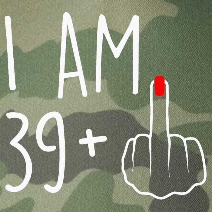 I Am 39 Plus 1 Middle Finger For A 40th Birthday Legacy Tie Dye Trucker Hat