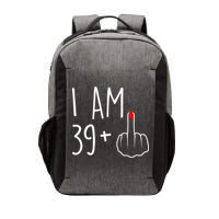 I Am 39 Plus 1 Middle Finger For A 40th Birthday Vector Backpack