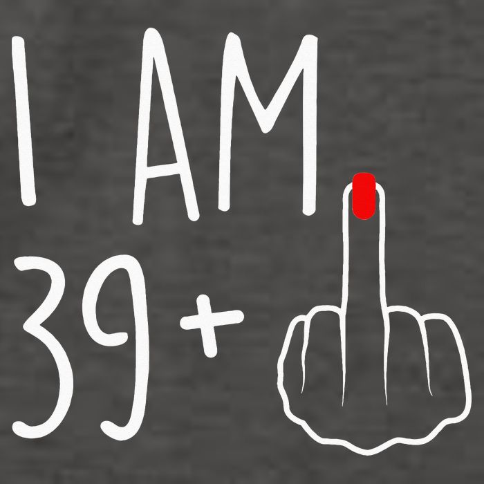 I Am 39 Plus 1 Middle Finger For A 40th Birthday Vector Backpack