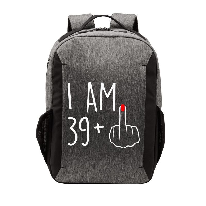I Am 39 Plus 1 Middle Finger For A 40th Birthday Vector Backpack