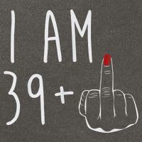 I Am 39 Plus 1 Middle Finger For A 40th Birthday For Wo Cotton Canvas Backpack