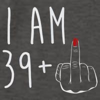 I Am 39 Plus 1 Middle Finger For A 40th Birthday For Wo Vector Backpack