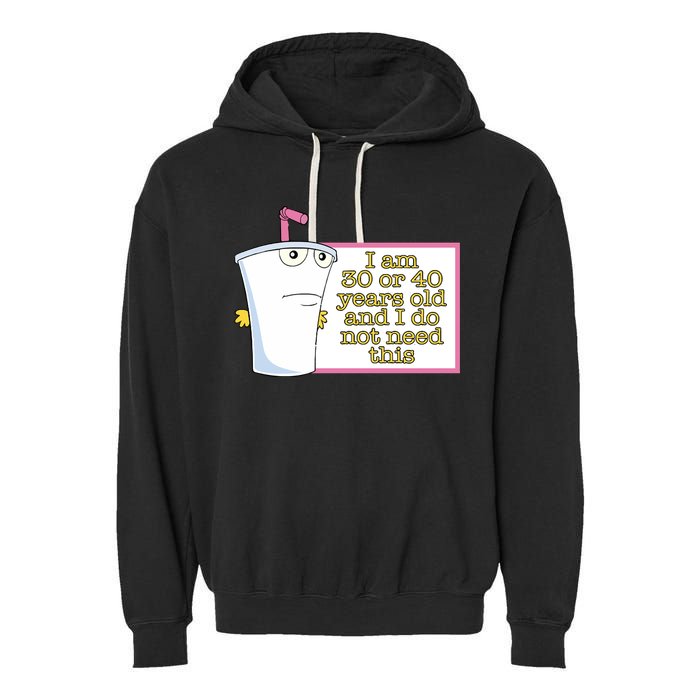 I Am 30 Or 40 Years Old And I Do Not Need This Garment-Dyed Fleece Hoodie
