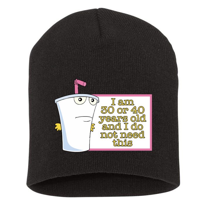I Am 30 Or 40 Years Old And I Do Not Need This Short Acrylic Beanie